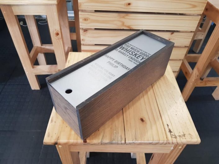 wine box printed